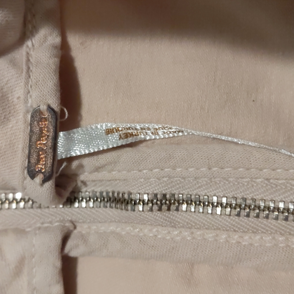 Free people denim skirt size 0 color stone - Picture 8 of 13